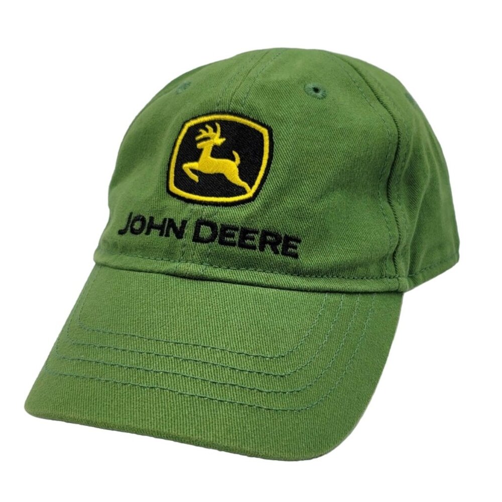 John Deere Baseball Cap Toddler One Size Green Embroidered Logo Official